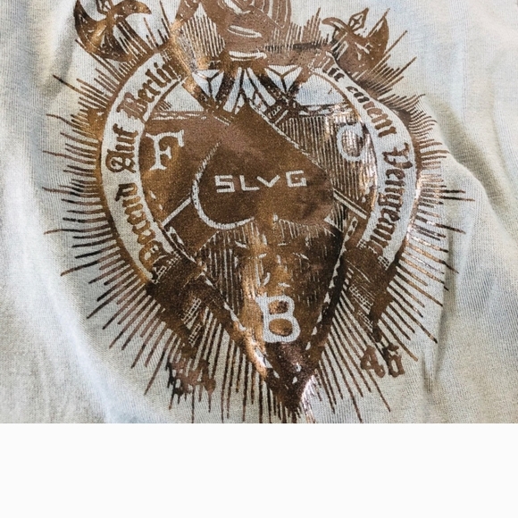 Salvage Removable Chain Ruching Studded Mini Dress. S - Picture 5 of 6